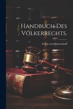 Paperback Handbuch des Völkerrechts. [German] Book