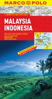 Map Malaysia, Indonesia Marco Polo Map Book