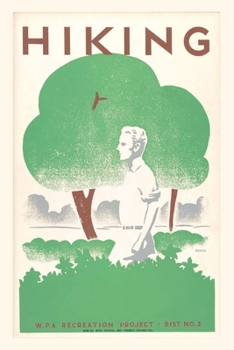 Paperback Vintage Journal Hiking, WPA Recreation Project Book