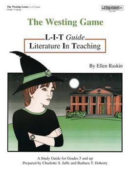 Paperback Westing Game L-I-T Guide Book