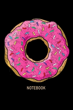 Notebook: Bigfoot Donut Notebookjournal college ruled for Doughnut Lovers | Food Pun | Gift for Sprinkled Donuts & Cupcakes Girls | 100 Ruled Lined Pages (6x9 inches)