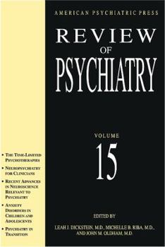 Hardcover American Psychiatric Press Review of Psychiatry Book