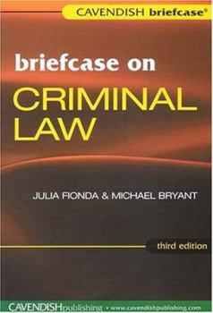 Paperback Briefcase on Criminal Law Book