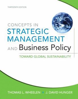 Paperback Concepts in Strategic Management and Business Policy: Toward Global Sustainability Book