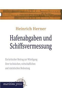 Paperback Hafenabgaben Und Schiffsvermessung [German] Book