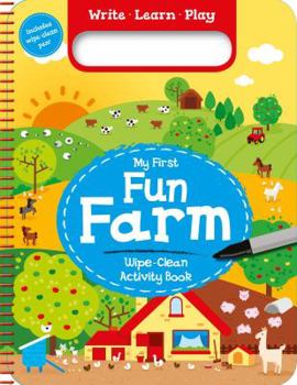 Paperback My First Fun Farm: Wipe-Clean Activity Book