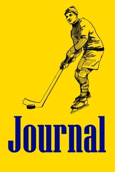 Paperback Journal: Hockey Journal Book
