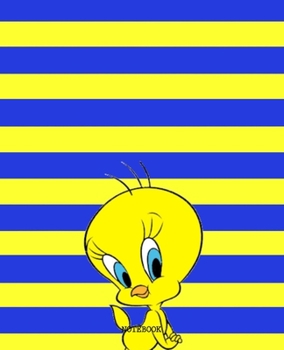 Notebook: Looney Tunes Cartoon Soft Glossy Cover College Ruled Lined Pages Book 7.5 x 9.25 Inches 110 Pages