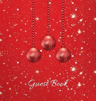 Hardcover Christmas Party Guest Book (HARDCOVER), Party Guest Book, Birthday Guest Comments Book, House Guest Book, Seasonal Party Guest Book, Special Events & Book