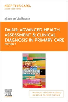 Printed Access Code Advanced Health Assessment & Clinical Diagnosis in Primary Care - Elsevier E-Book on Vitalsource (Retail Access Card): Advanced Health Assessment & Cl Book