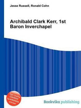 Paperback Archibald Clark Kerr, 1st Baron Inverchapel Book