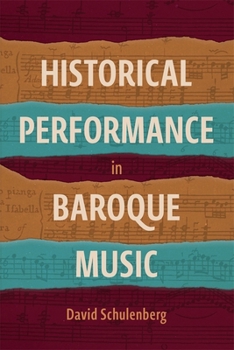 Hardcover Historical Performance in Baroque Music Book