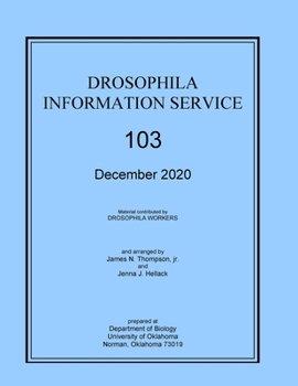 Paperback Drosophila Information Service 103 Book