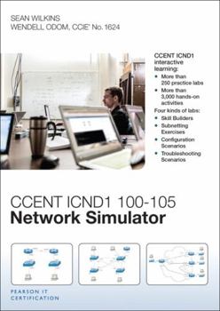 DVD-ROM CCENT ICND1 100-105 Network Simulator Book