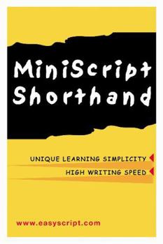 Spiral-bound MiniScript Shorthand Book