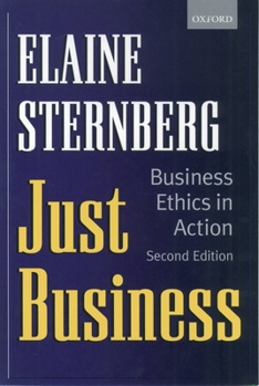 Paperback Just Business: Business Ethics in Action Book
