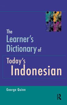 Paperback The Learner's Dictionary of Today's Indonesian Book