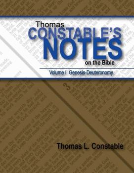 Paperback Thomas Constable's Notes on the Bible: Volume 1 Genesis-Deuteronomy Book