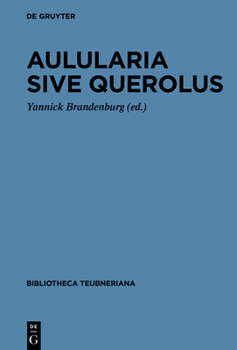 Hardcover Aulularia Sive Querolus [Latin] Book