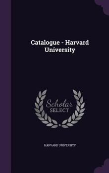 Hardcover Catalogue - Harvard University Book