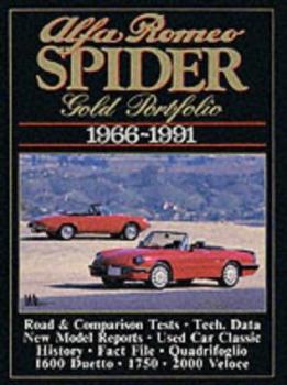 Paperback Alfa Romeo Spider 1966-91 Book