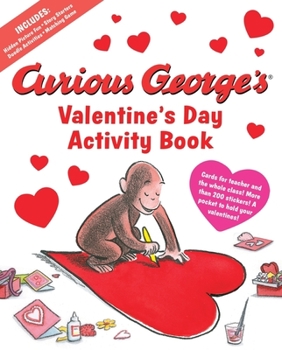 Paperback Curious George's Valentine's Day Activity Book