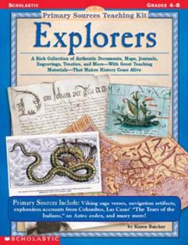Paperback Primary Sources Teaching Kit: Explorers Book