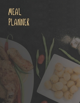 Meal Planner: Bloom Daily Planners Weekly Meal Planning Pad, Meal Planner,  Shopping List Food Planning Organizer and Grocery List 8.5" x 11", 100 Pages