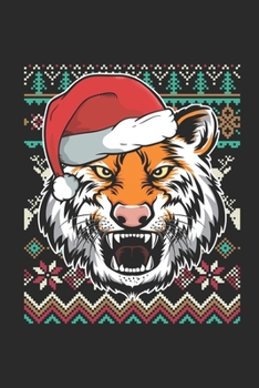 Paperback Christmas Sweater - Tiger: Dotted Bullet Grid Notebook - Journal for Ugly Christmas Gift And New Year Gift Idea Book