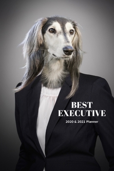 Paperback Best Executive Afghan Hound Dog 2020 & 2021 Weekly Planner - Two Year Appointment Book Gift - Agenda Notebook for New Year Planning: 24 Month Calendar Book