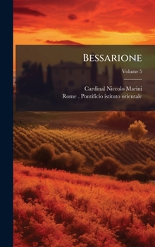 Hardcover Bessarione [Italian] Book