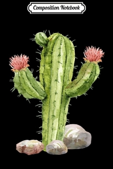 Composition Notebook: Lovely Pink Cactus Flowers Gift Design For Cactus Fans  Journal/Notebook Blank Lined Ruled 6x9 100 Pages