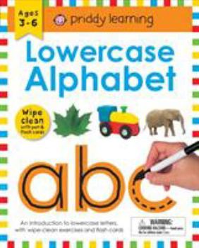 Spiral-bound Wipe Clean Workbook: Lowercase Alphabet (Enclosed Spiral Binding): Ages 3-6; With Pen & Flash Cards Book