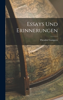 Hardcover Essays und Erinnerungen Book