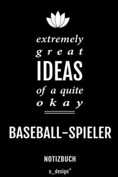 Notizbuch für Baseball-Spieler: Originelle Geschenk-Idee [120 Seiten liniertes blanko Papier] (German Edition)
