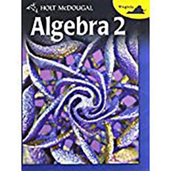 Hardcover Holt McDougal Algebra 2: Student Edition Algebra 2 2012 Book
