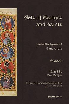 Hardcover Acts of Martyrs and Saints Book