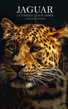 Paperback Jaguar 5 x 8 Weekly 2020 Planner: One Year Calendar Book