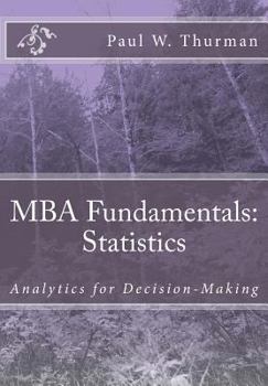 Paperback MBA Fundamentals: Statistics Book