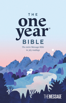 Paperback The One Year Bible the Message (Softcover) Book