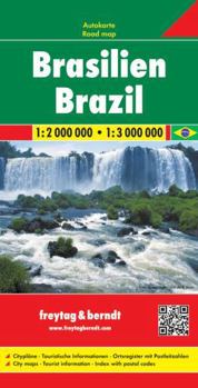 Map Brazil, road map 1:2,000,000 - 1:3,000,000 Book