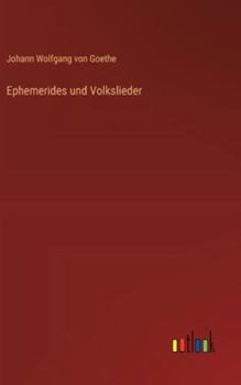 Hardcover Ephemerides und Volkslieder [German] Book