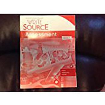Paperback Write Source: Assessment Teacher's Edition Grade 3 Book