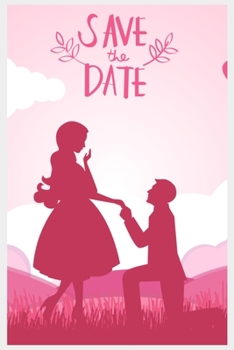 Save The Date: Wedding date journal, Guest list planner, adress, Thoughts, Ideas, Reminders, Lists to do, Planning, Funny Bride-to-Be or Engagement Gift