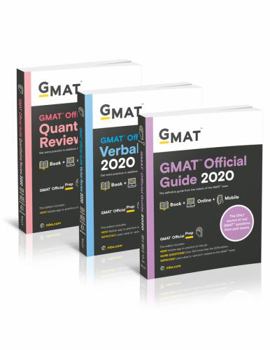 Paperback GMAT Official Guide 2020 Bundle: 3 Books + Online Question Bank Book