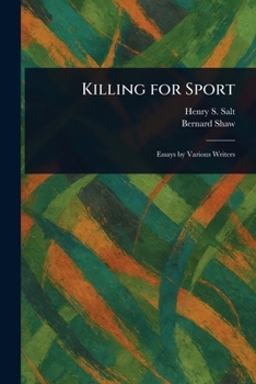 Paperback Killing for Sport Book