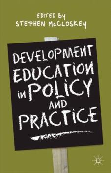 Hardcover Development Education in Policy and Practice Book