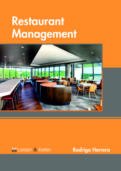 Hardcover Restaurant Management Book