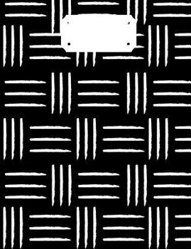 Black & White Tribal Composition Notebook: Back To School Supplies; Wide Ruled Primary Book