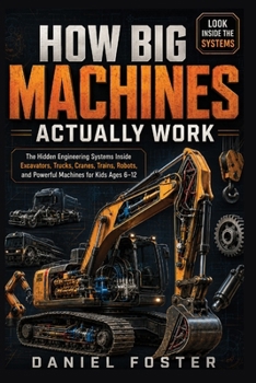 Paperback How Big Machines Actually Work: The Hidden Engineering Systems Inside Excavators, Trucks, Cranes, Trains, Robots, and Powerful Machines for Kids Ages Book